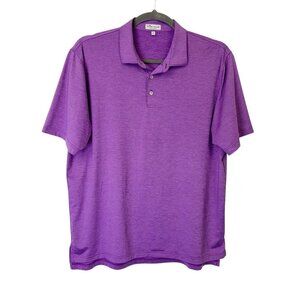 Peter Millar Summer Comfort Golf Polo Shirt Men’s Size XL Purple